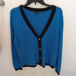 Blue Top With Black