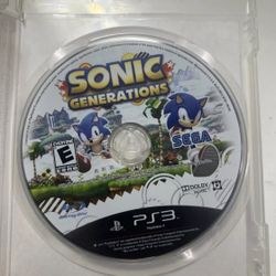 Sonic Generations (Sony PlayStation 3) PS3 TESTED DISC ONLY 