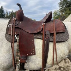 Paul Taylor Stockyards Barrel Saddle