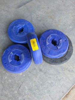 25 lb Weight Plate Set – Standard 1" Hole