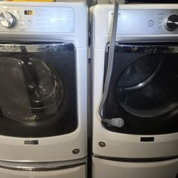 Maytag Commercial Washer And Dryer Set Electric 