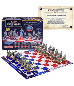 2020 Battle For White House Chess Set 