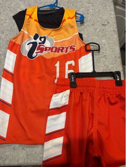i9 Sports Youth Basketball Uniform Set #16 | Jersey, Shorts & Compression Shirt | Youth Small