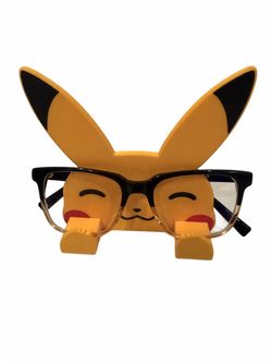 Pikachu Glasses Holder for Desk – Pokemon Anime Eyeglass Stand – Gaming Room Decor - Desk Accessories