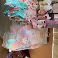 Baby Clothes And Diapers  ( All Brand New ) 