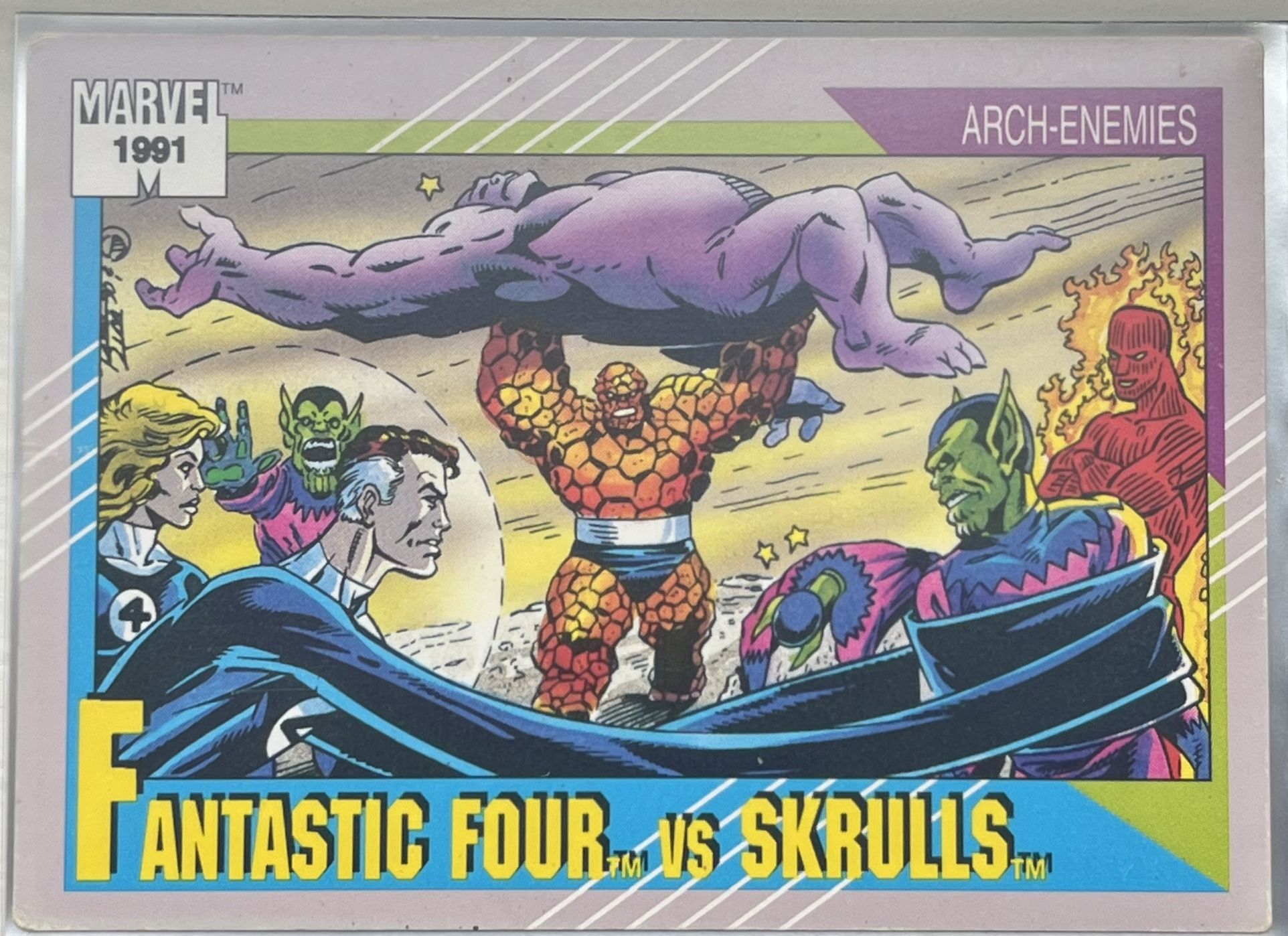 Fantastic Four Versus Skrulls Trading Card 1991