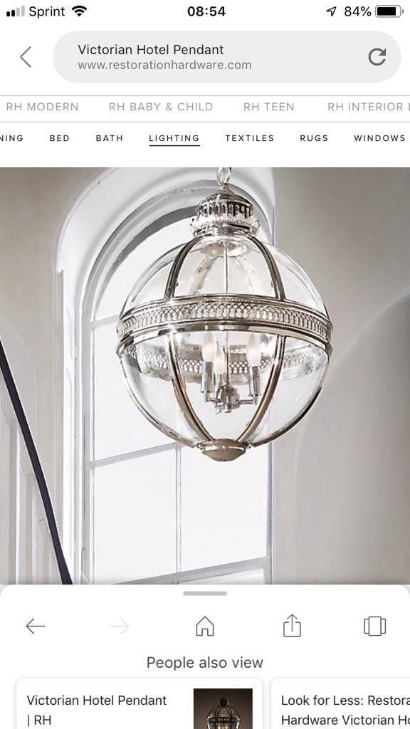 Victorian Hotel Pendant Light Fixture