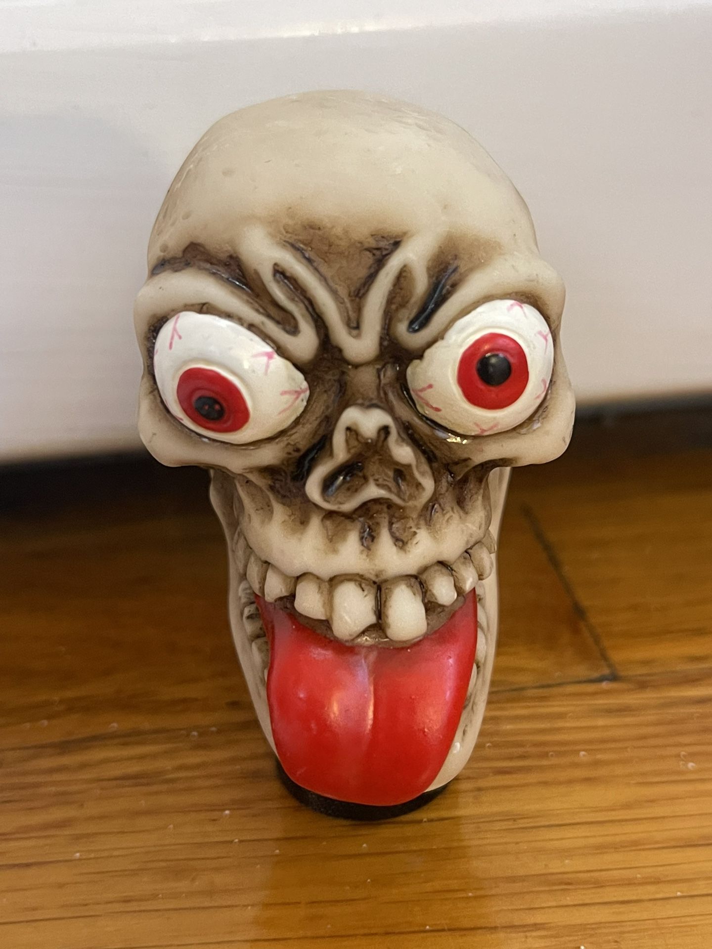 Universal Car/Truck Manual Stick Gear Shift Knob Shifter Red Tongue Skull Head