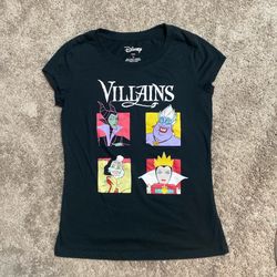 Disney Villains Black T-shirt Size L