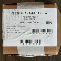 Pokemon Surging Sparks Booster Case 