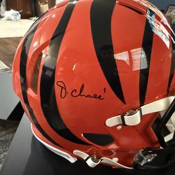 Authentic signed helmets