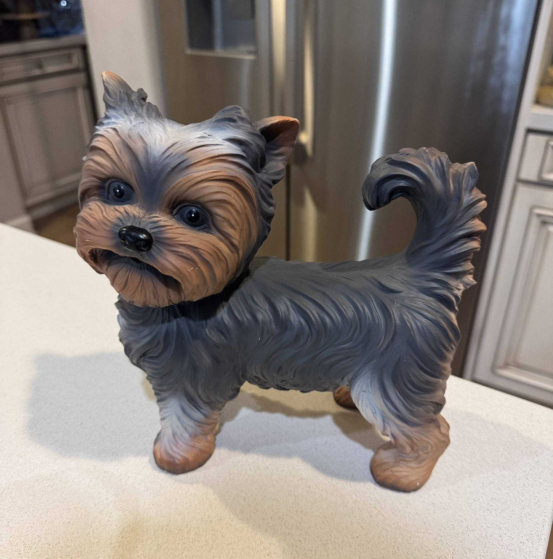 Cute Yorkie Statue