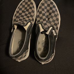 Checkered Vans 