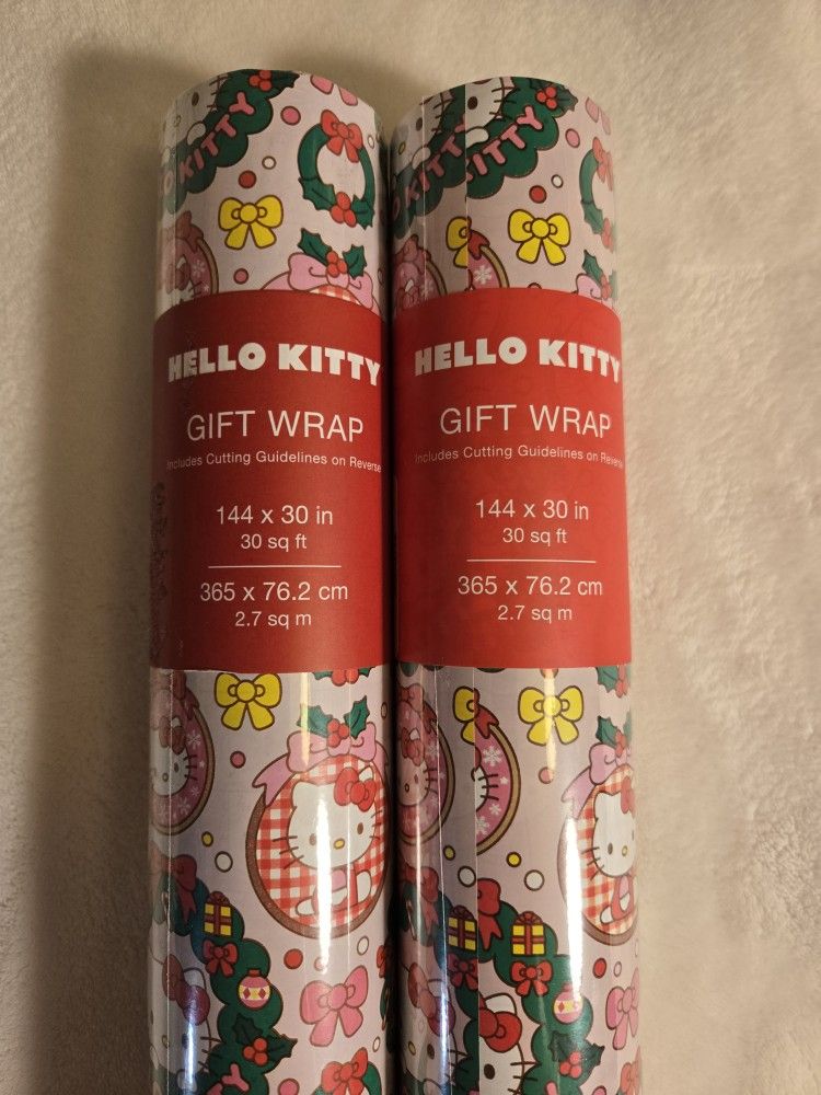 HELLO KITTY WRAPPING PAPER
