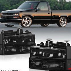 Obs Silverado 94-98 Smoke Headlights 