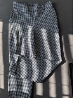 Black & White Gingham Check Trousers