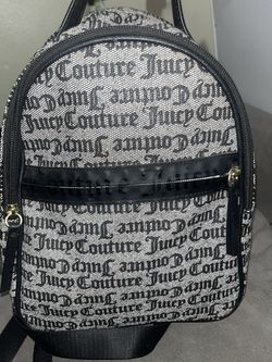 Juicy Couture Mini Backpack – Black & Gold
