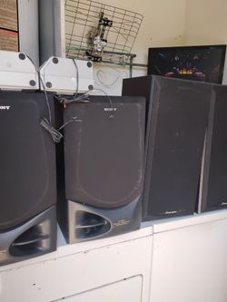Sony and pioneer good condition