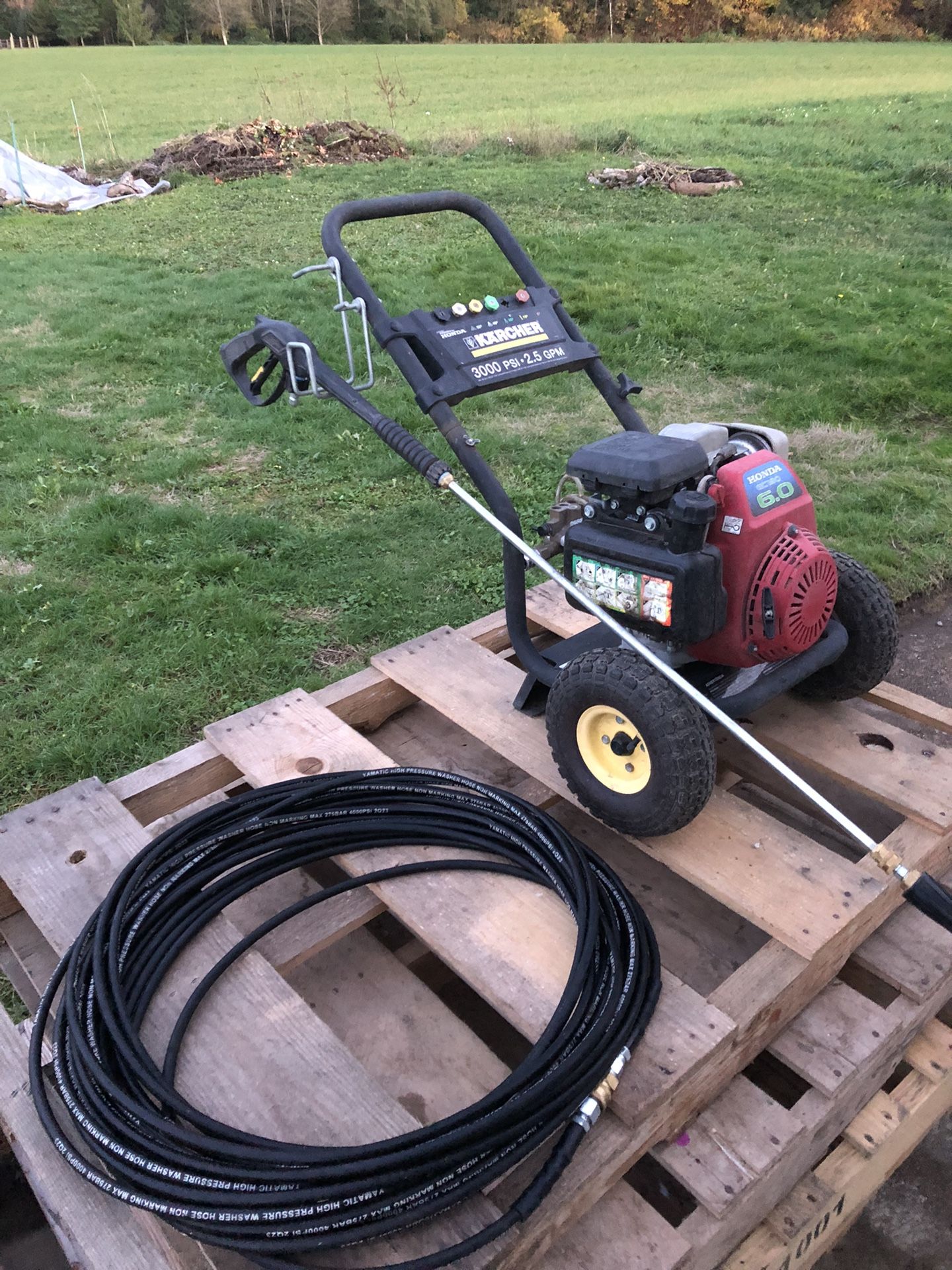 Karcher 3000psi 2.5gpm Honda GC190 Pressure Washer With Extras!! In Great Condition!!