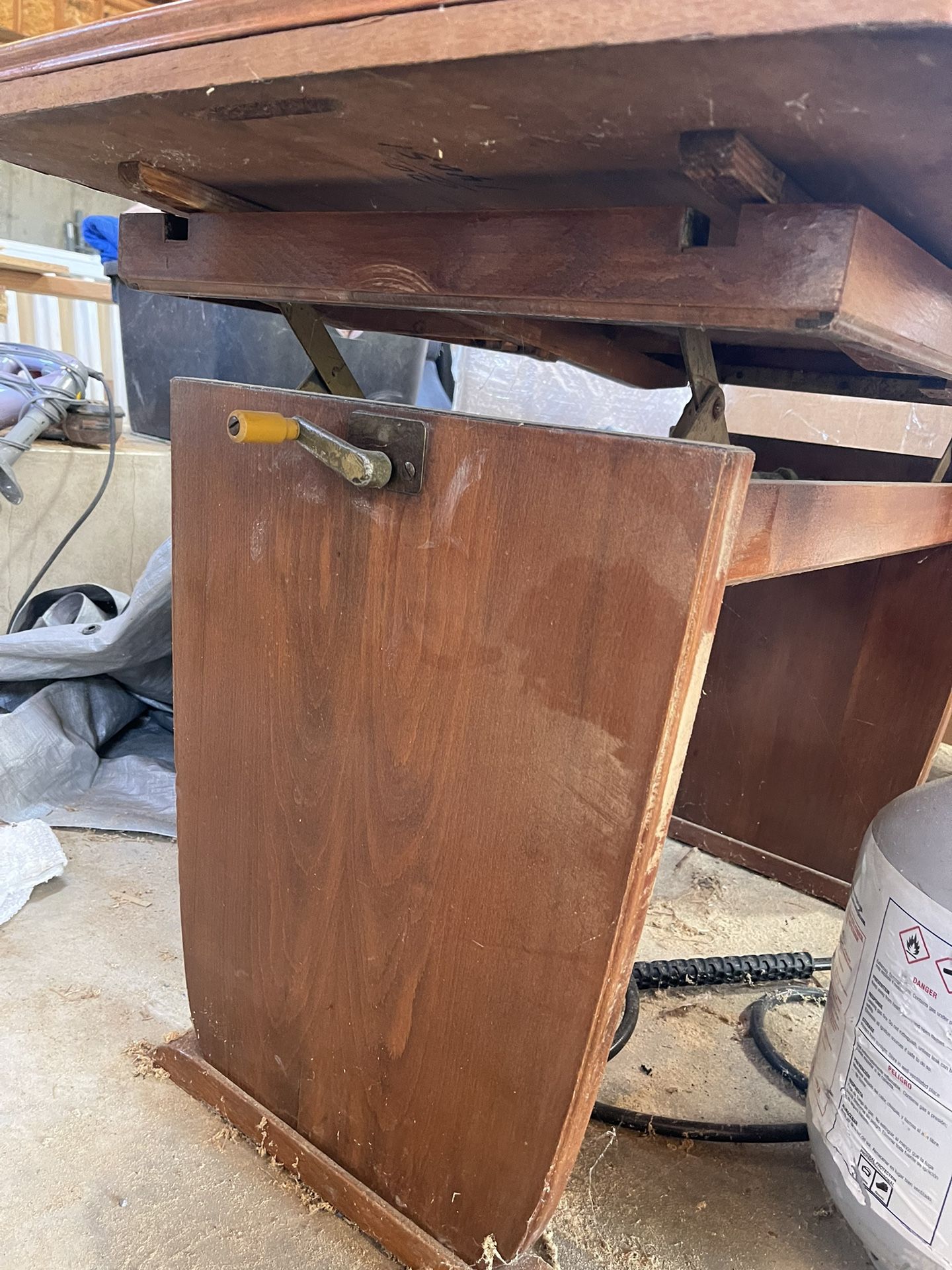 Antique Extends & Raises Up Table/Desk