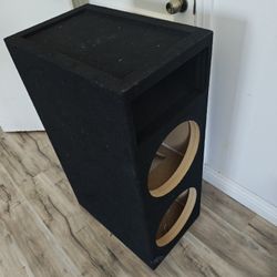 Dual 12" Subwoofer Box 