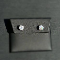 Jewelry 14k solid yellow gold CZ 1.52 CTW beautiful stud earring’s