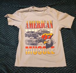 Boys American muscle Car short sleeve shirts