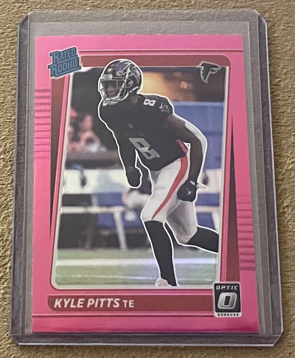 2021 Donruss Optic Kyle Pitts Rated Rookie Pink Prizm