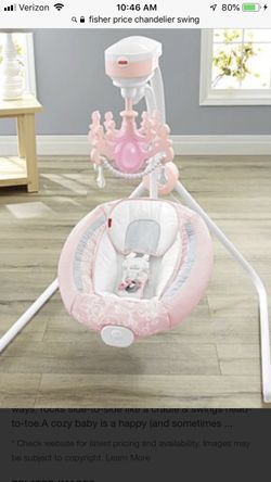 Fisher price chandelier swing
