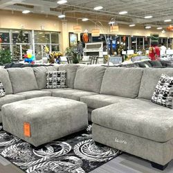 
♧ASK DISCOUNT COUPOn⭐PICK UP/DELIVERY sofa loveseat living room set sleeper couch recliner ♧
Ballinasloe Platinum Raf Or Laf Sectional 