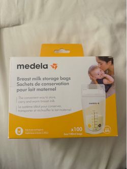 Breast milk storage bags