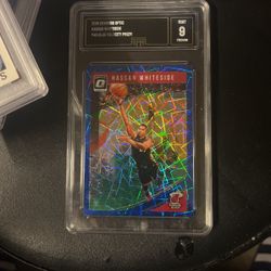 2018 Hassan Whiteside Donruss Optic Blue Velocity Prizm