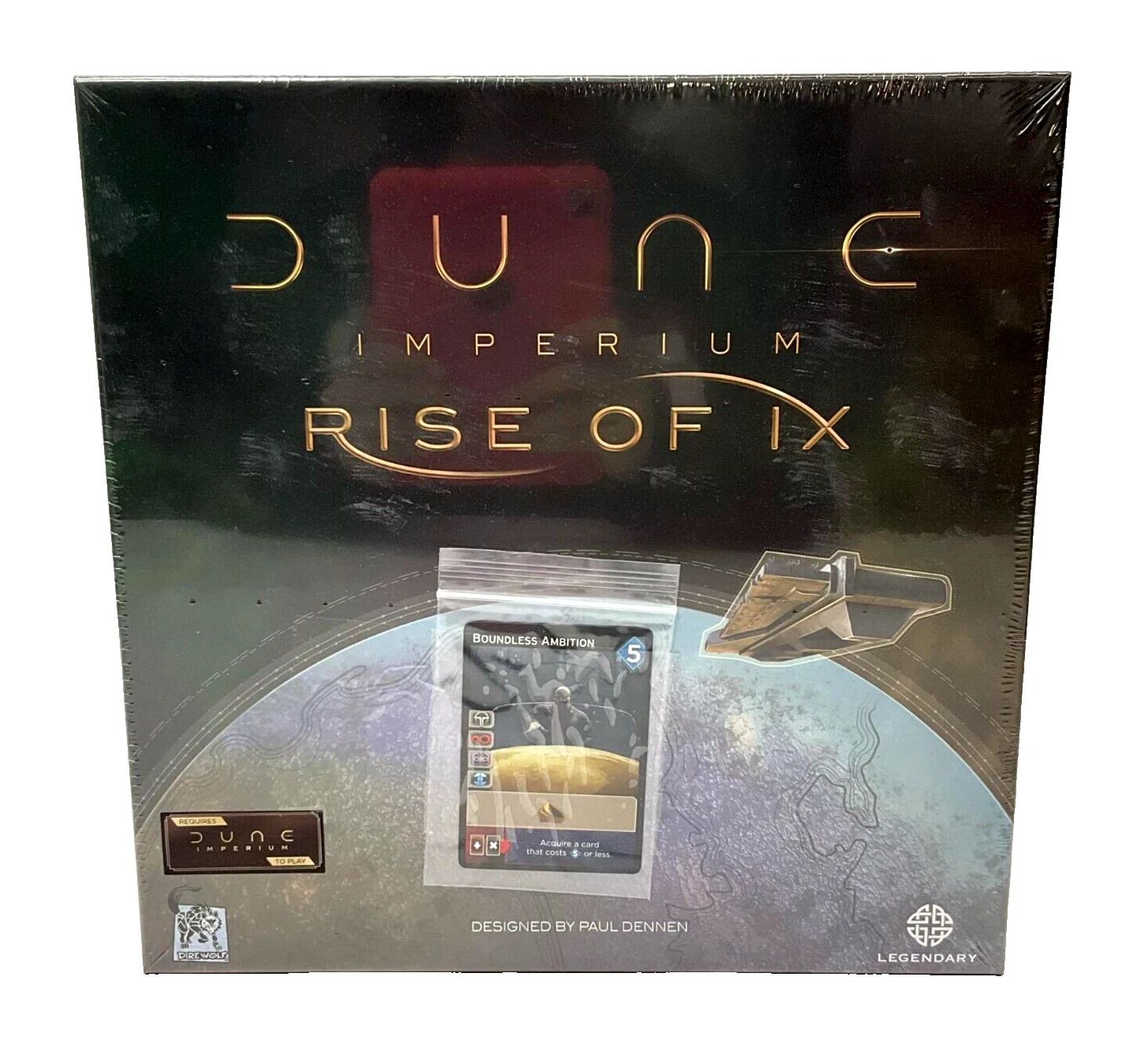 Dune Imperium Rise Of ix Board Game With Boundless Ambition Card - NEW