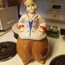 Dutch  Boy Vintage 1940s Cookie Jar 