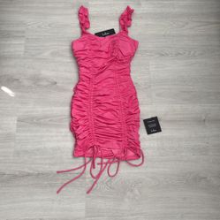 Lulus Pink Bodycon Dress Xs
