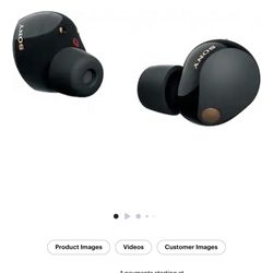 Sony - WF-1000XM5 True Wireless Noise Cancelling Earbuds - Black 
