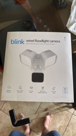 Blink Wired Floodlight Camera Brand New