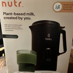 Nutr Plant Based Milk Maker Brand New In Box