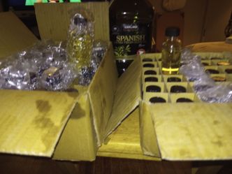Aceite con aroma para uncion