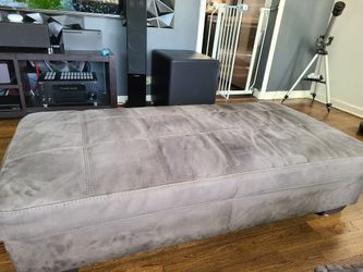Suede Ottoman From value City Furniture 