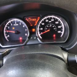 Nissan Versa 2012 White  With Black Interior Clean 