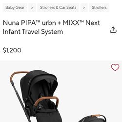 Nuna PIPA™ urbn + MIXX™ Next Infant Travel System

