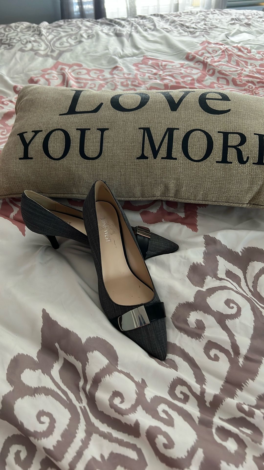 Ladies Gray High Heels