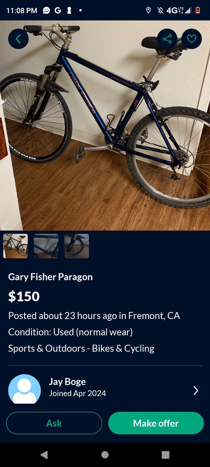 Gary Fisher Mountain Bike