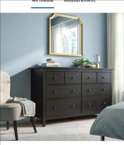 Black Ikea dresser