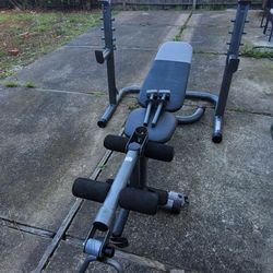 Work Out Bench And Rack