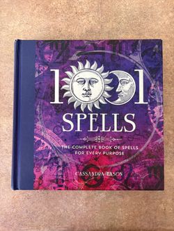 1001 Spells Cassandra Eason Hardcover 2016 Witchcraft Wicca Magic Book