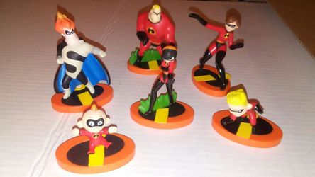 Disney's Incredibles figures set of 6