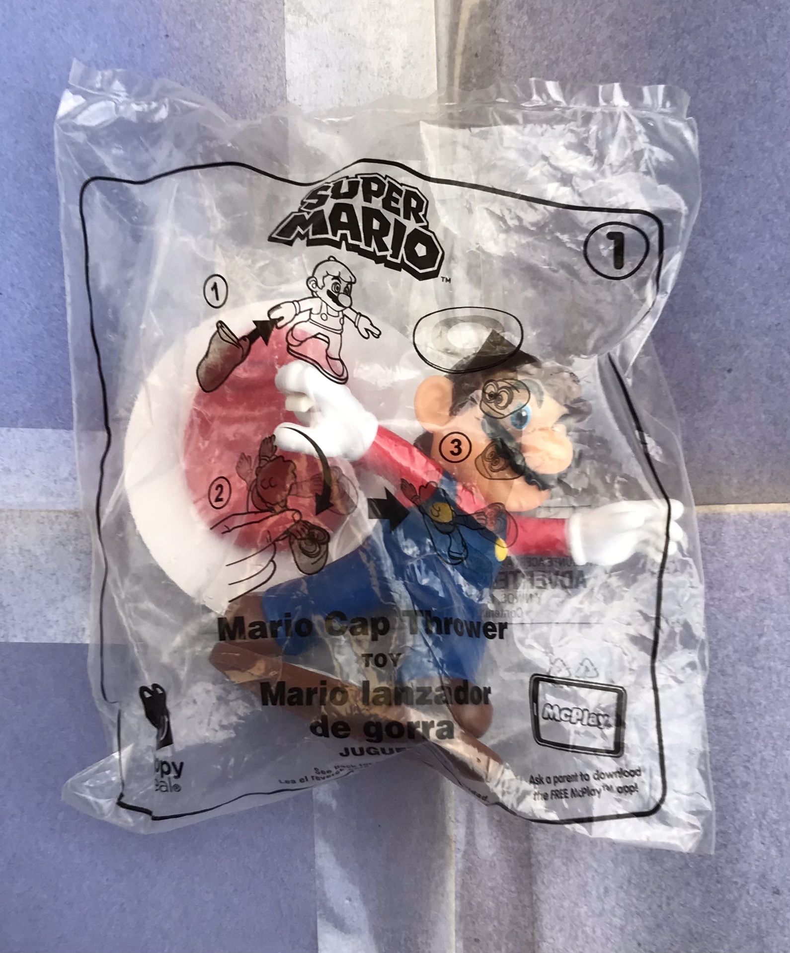 McDonald’s Super Mario Cap Thrower Nintendo Toy