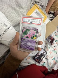 2021 MEW HOLO EX PSA 10